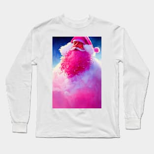 Pink santa claus Long Sleeve T-Shirt